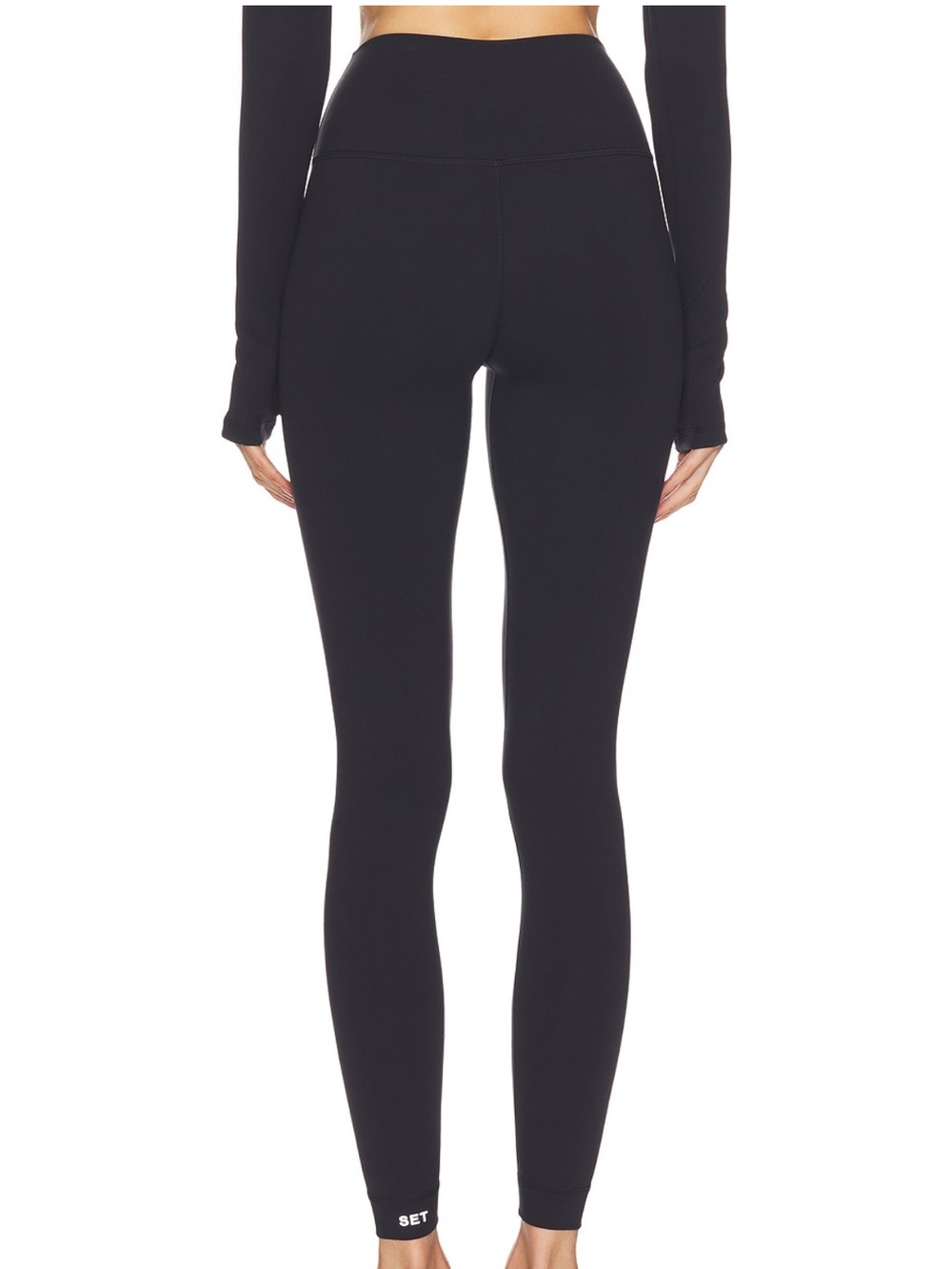 SET Active Black High-Waist Performance Leggings
